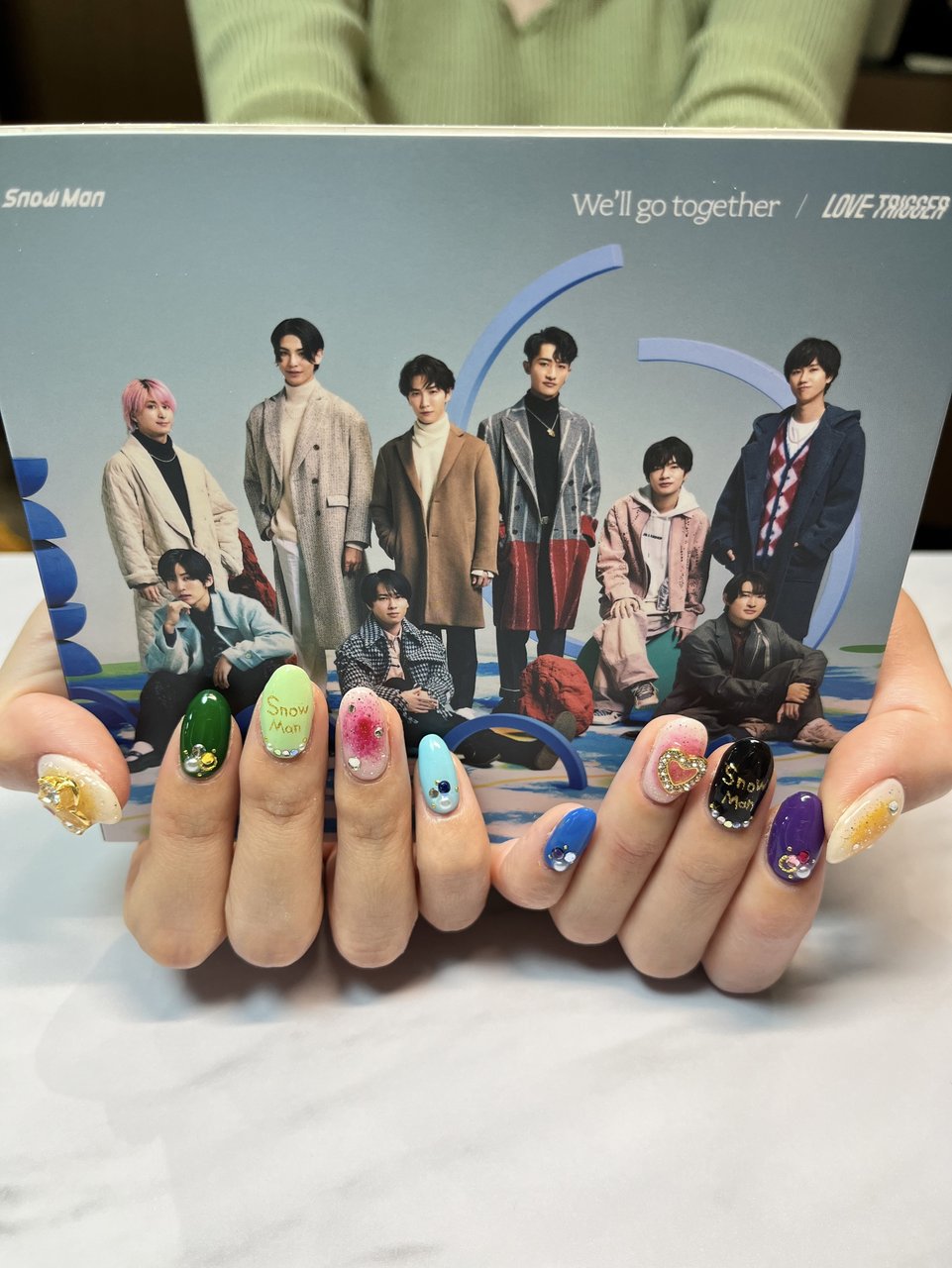 春/バレンタイン/推し活/ハンド/ワンカラー - 千幸⛄️のネイル  