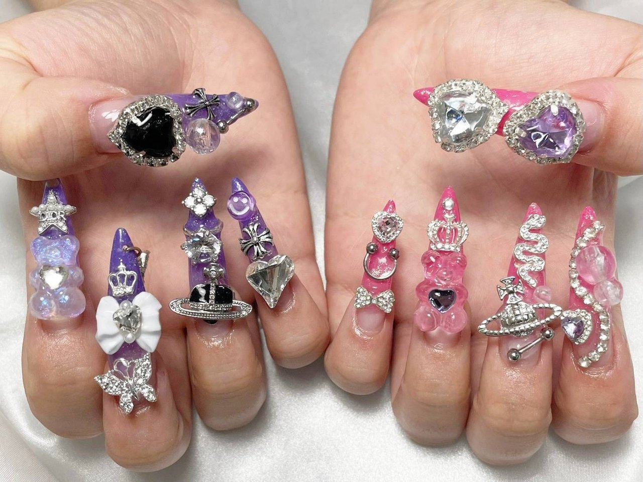 オールシーズン/ハンド/キラキラ/個性派/ロング - BELLEGLOW ALPHA