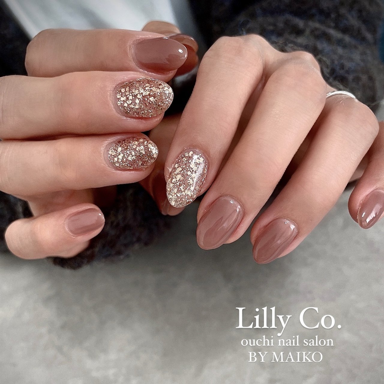 春/オールシーズン/ハンド/シンプル/ラメ - Lilly Co./maikoの