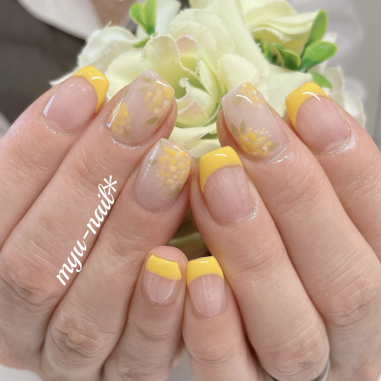 春/旅行/デート/女子会/ハンド - private-salon-myu-nailのネイル 