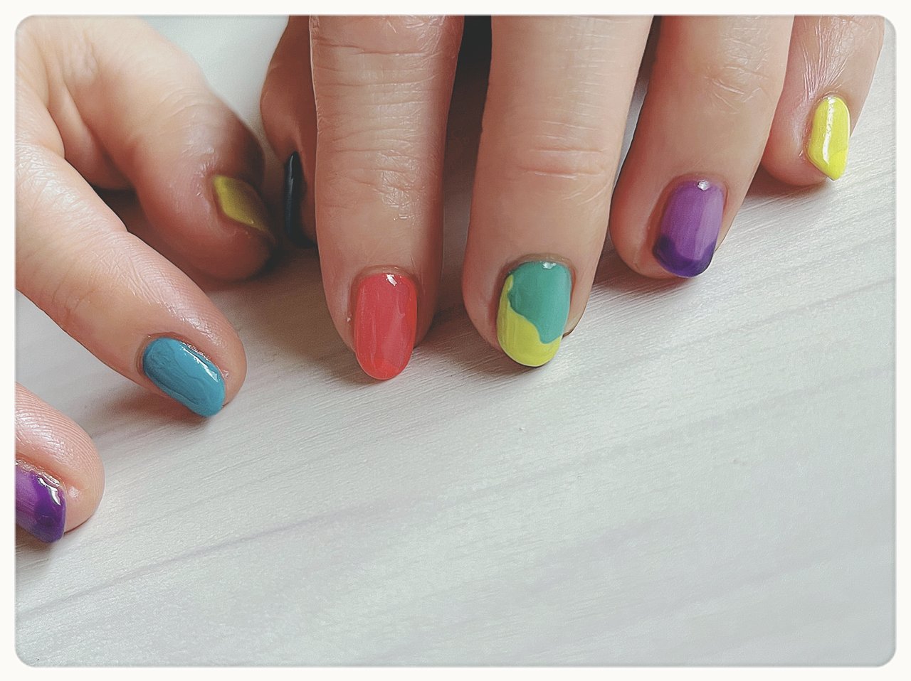 カラフルネイル カラフルネイル🌈》 | Blog | 大阪市東住吉区で脱毛ならacer