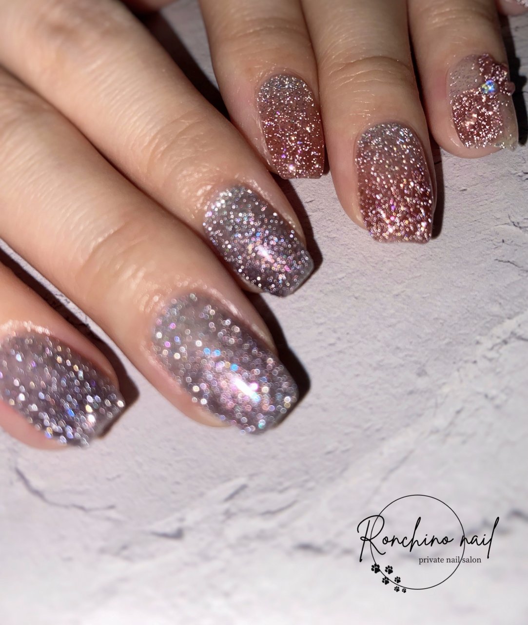 マグネットネイル フラッシュ リボンネイル ネイルチップ