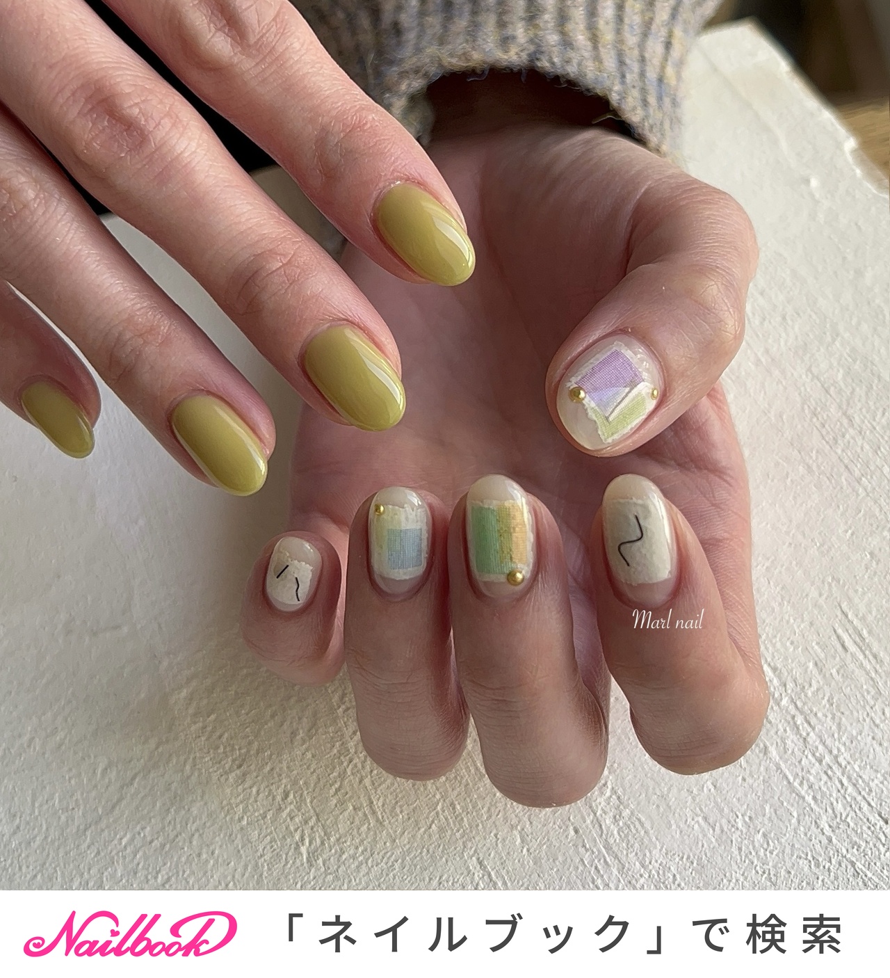 marl♡nail 様 ひどく 希望ネイル画像 
