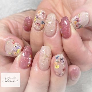 入学式/ワイヤー/桜のネイルデザイン｜ネイルブック 