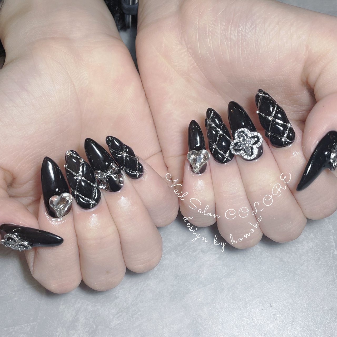 オールシーズン/ハンド/キルティング/キラキラ/ロング - honokaの