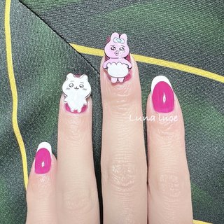 #nailchange #マイネイル 
#痛ネイル #フレンチネイル 
#ちいかわ #おぱんちゅうさぎ 
#3dネイル #可愛い 
#アート #手書き 
#ワンカラーネイル 
#キャラクターネイル 

#lunaluce #ネイルチェンジ #ネイルデザイン #美爪 #ピンクネイル #フレンチ #セルフネイル #セルフ #簡単 #ジェル #ネイル #ジェルネイル #シンプルネイル #韓国ネイル #中華ネイル #春 #オールシーズン #女子会 #推し活 #ハンド #フレンチ #ワンカラー #痛ネイル #3D #個性派 #ミディアム #スクエア #ホワイト #ピンク #ビビッド #ジェルネイル #セルフネイル #Luna luce #ネイルブック