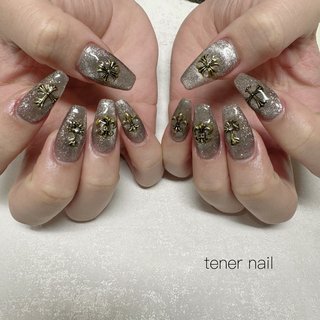 ゴールド ラメ クロムハーツネイル 10個 ゴールド ラメ クロムハーツネイル 10個 ゴールド ラメ クロム