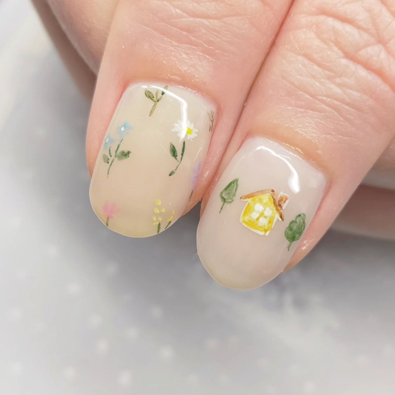 春/ショート/ジェルネイル - nailsalon ma-ni (ネイルサロン