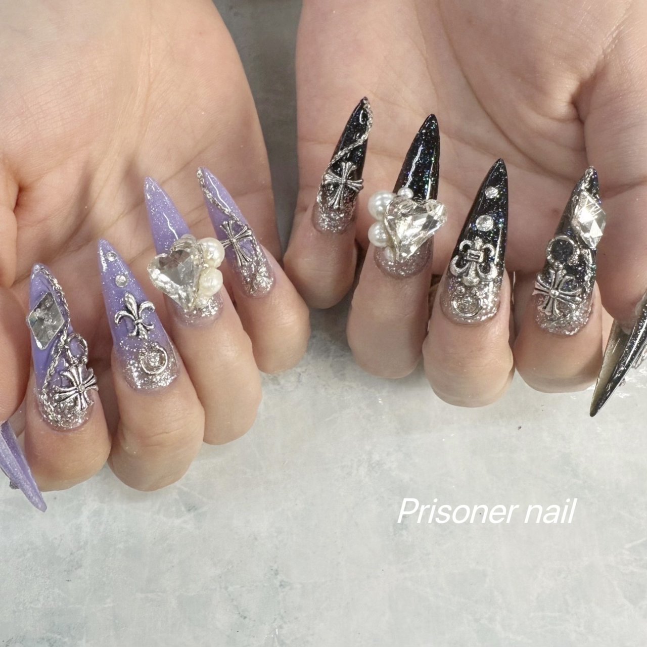 手が綺麗に見えるネイル/リゾート/ライブ/パーティー/ハンド