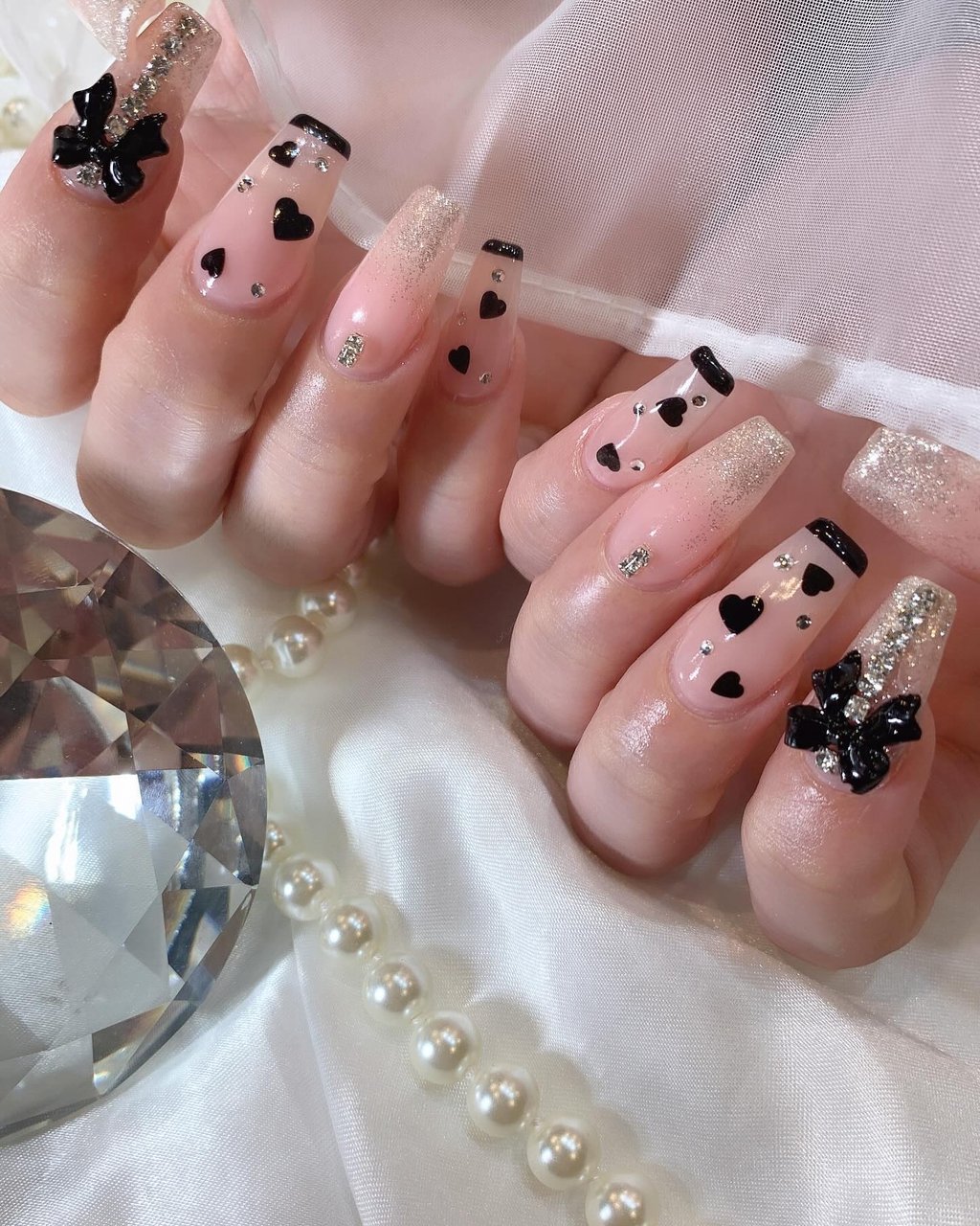 春/ハート/リボン/ワンホン/韓国 - k.nail2525のネイルデザイン[No
