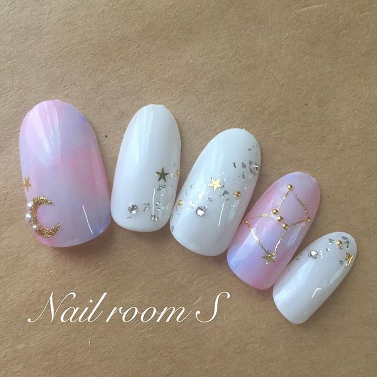 夏 七夕 オフィス デート 女子会 ｎailroom ｓ Shiho Hiratouのネイルデザイン No ネイルブック