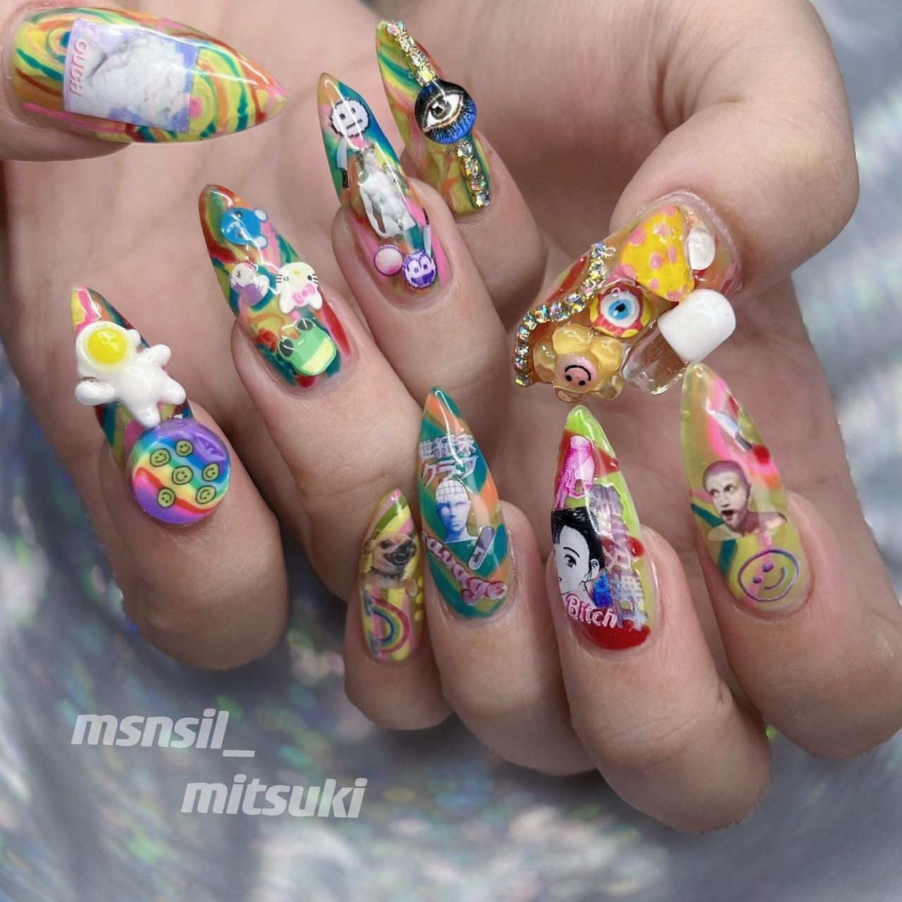 ネイル参考画像 ロング - mitsukiのネイルデザイン[No.8673718]｜ネイルブック