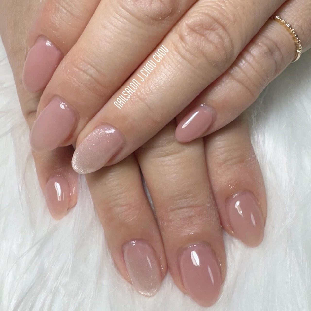 シンプル/ピンク/ジェルネイル - J.chou-chou.NAILのネイルデザイン[No 