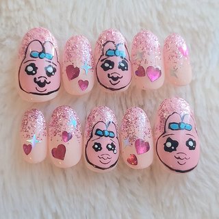 ハート　痛ネイルオーダー ハート/痛ネイルのネット予約できるネイルデザイン｜ネイルブック