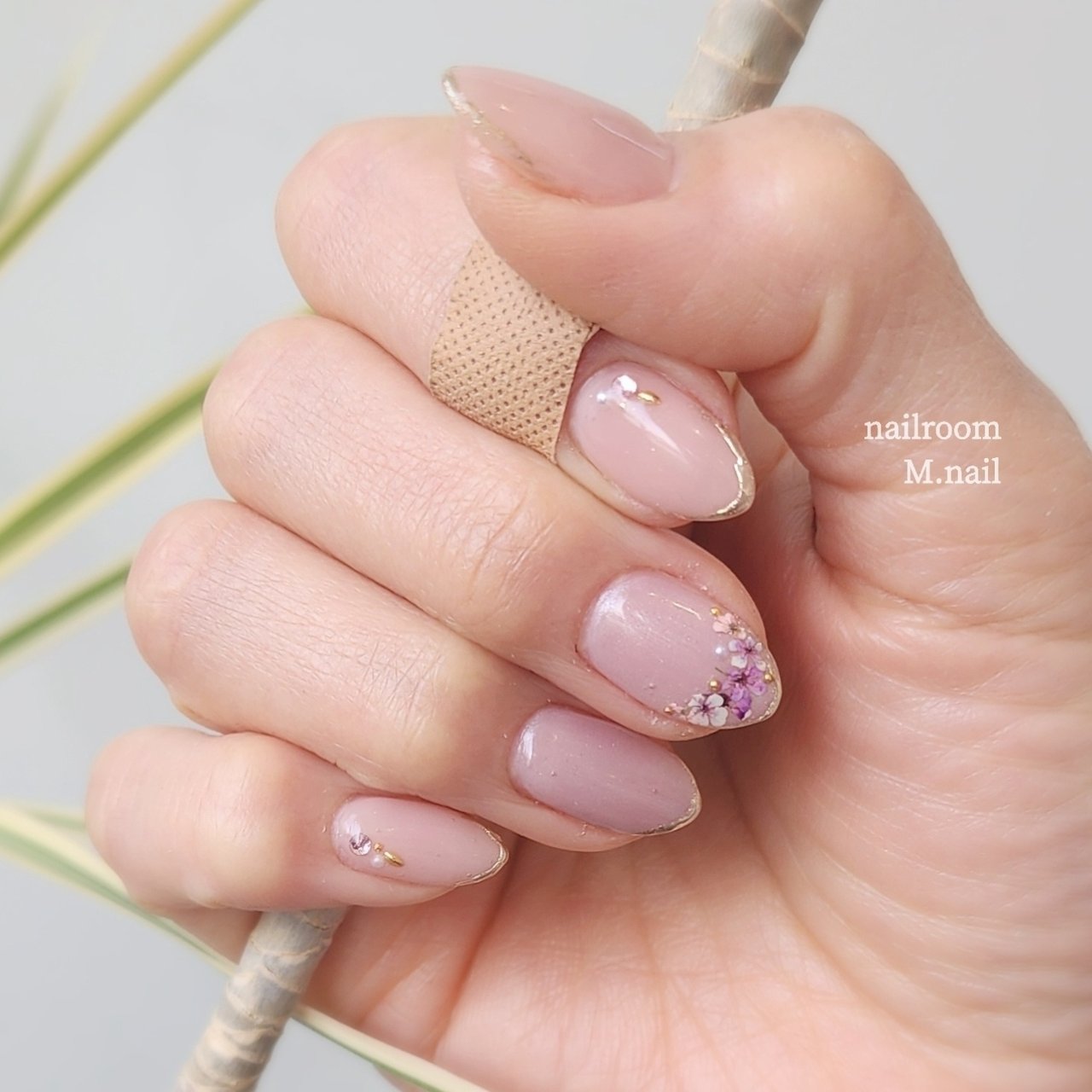 手が綺麗に見えるネイル/卒業式/入学式/オフィス/ハンド - nailroom M