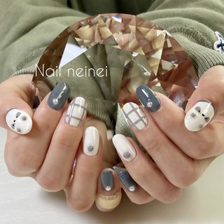 おすすめ順｜チェック/＃パンダのネイルデザイン｜ネイルブック