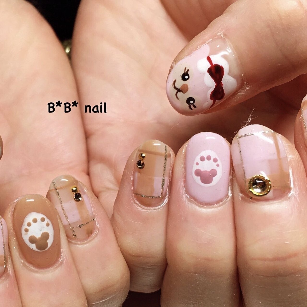 オールシーズン/リゾート/ライブ/女子会/チェック - B*B*nailのネイル