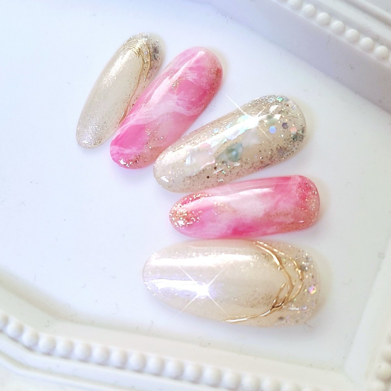 春/オールシーズン/卒業式/入学式/ハンド - はらのネイルデザイン[No  