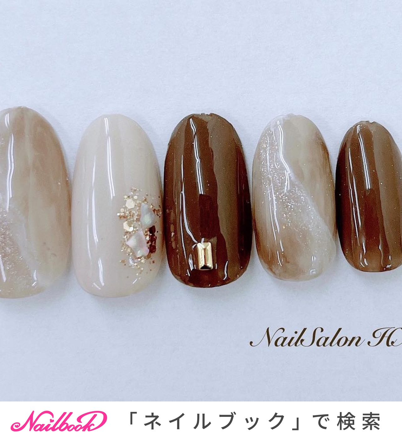 パーティー/ハンド/ラメ/大理石/ニュアンス - nail_haluのネイル