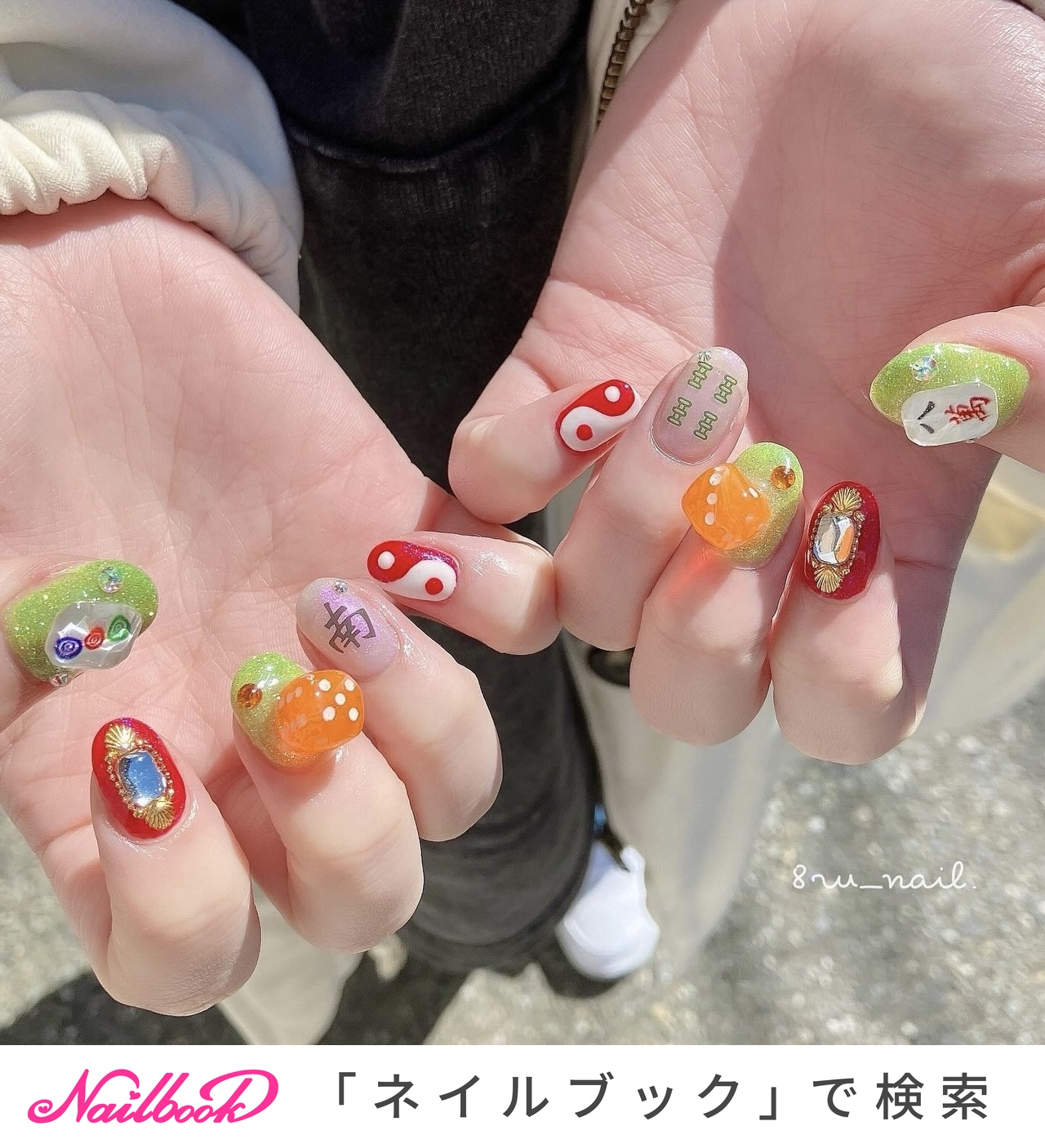 2025年】新着順｜#麻雀ネイルのネイルデザイン(2ページ目