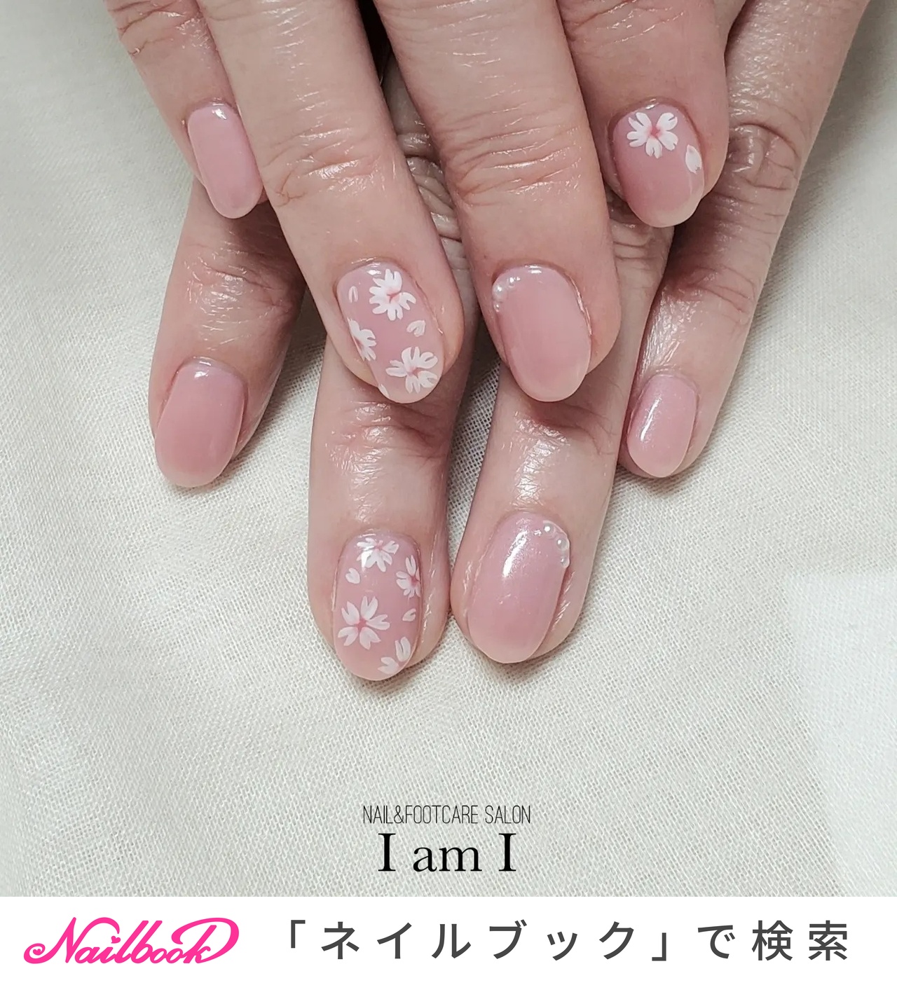 春/入学式/浴衣/デート/ハンド - nail&footcaresalon IamIのネイルデザイン[No.8689794]｜ネイルブック