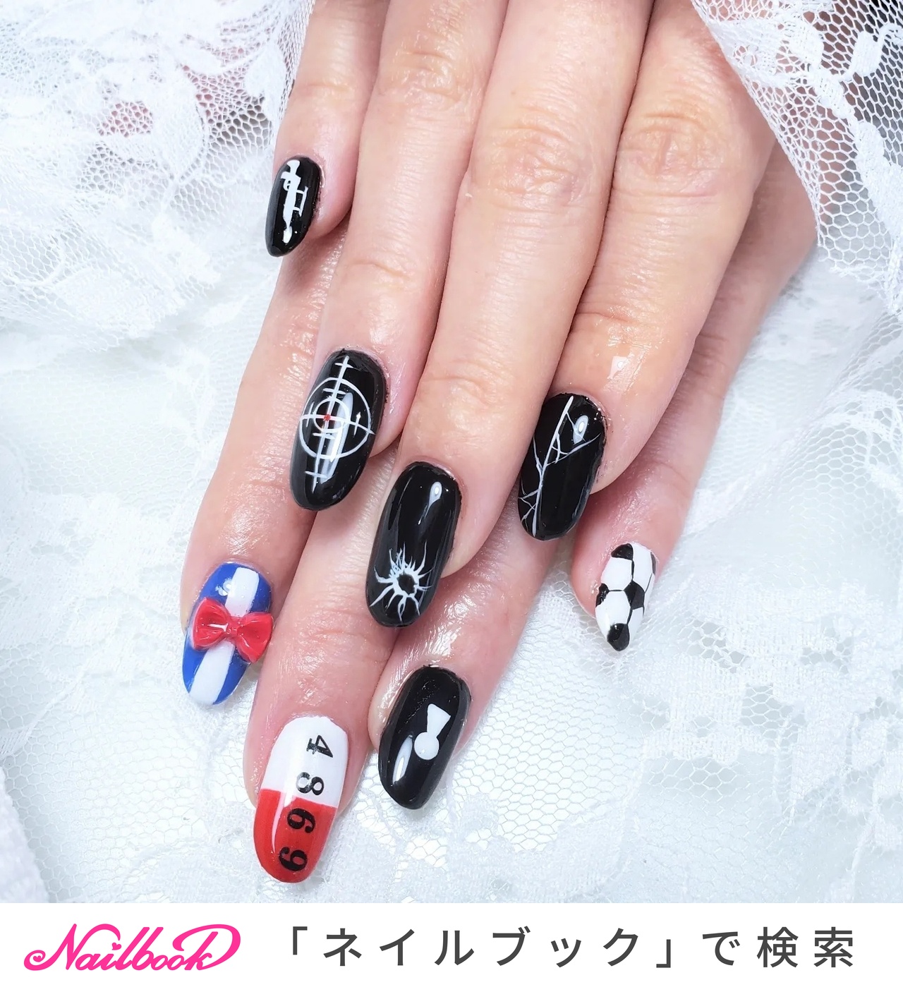 推し活/ハンド/痛ネイル/ミディアム/オーバル - Nail＆Spa Lilium