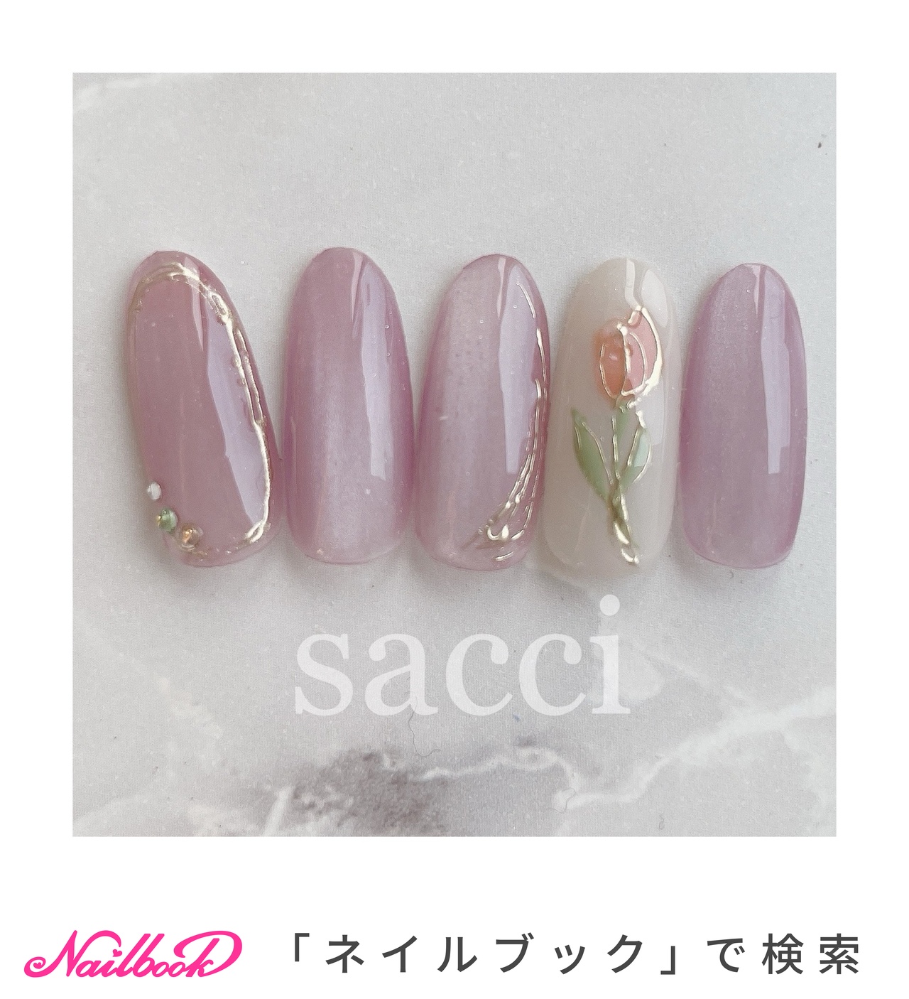 ネイル パラドゥネイル部公式アンバサダー 7期 @2hey_nail さんのミニネイル