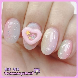 2025年】新着順｜#シャカシャカパーツのネイルデザイン｜ネイル