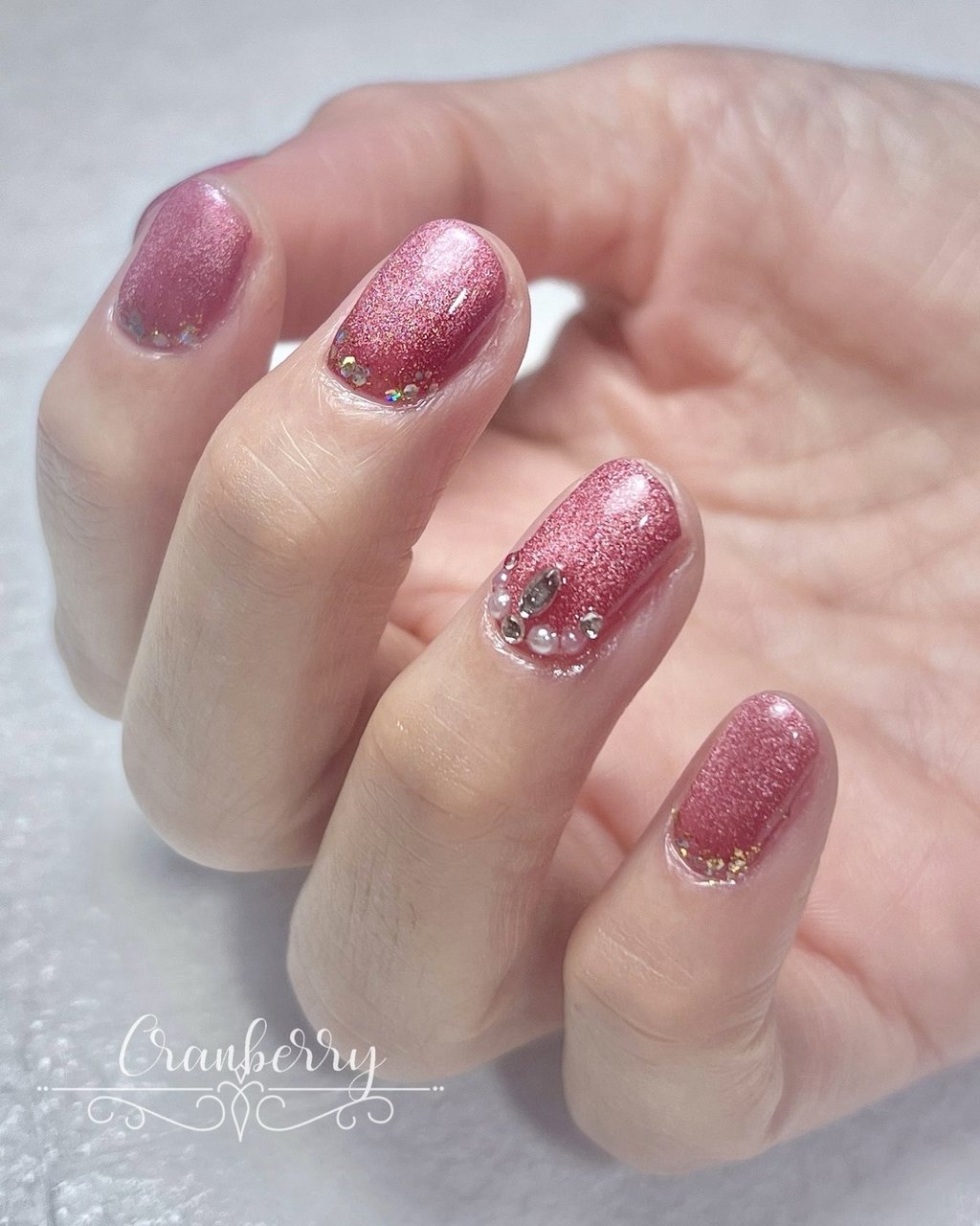 ココ　Queens Henna レッド 3セット ハンド/マグネット/レッド/ボルドー/ジェルネイル
