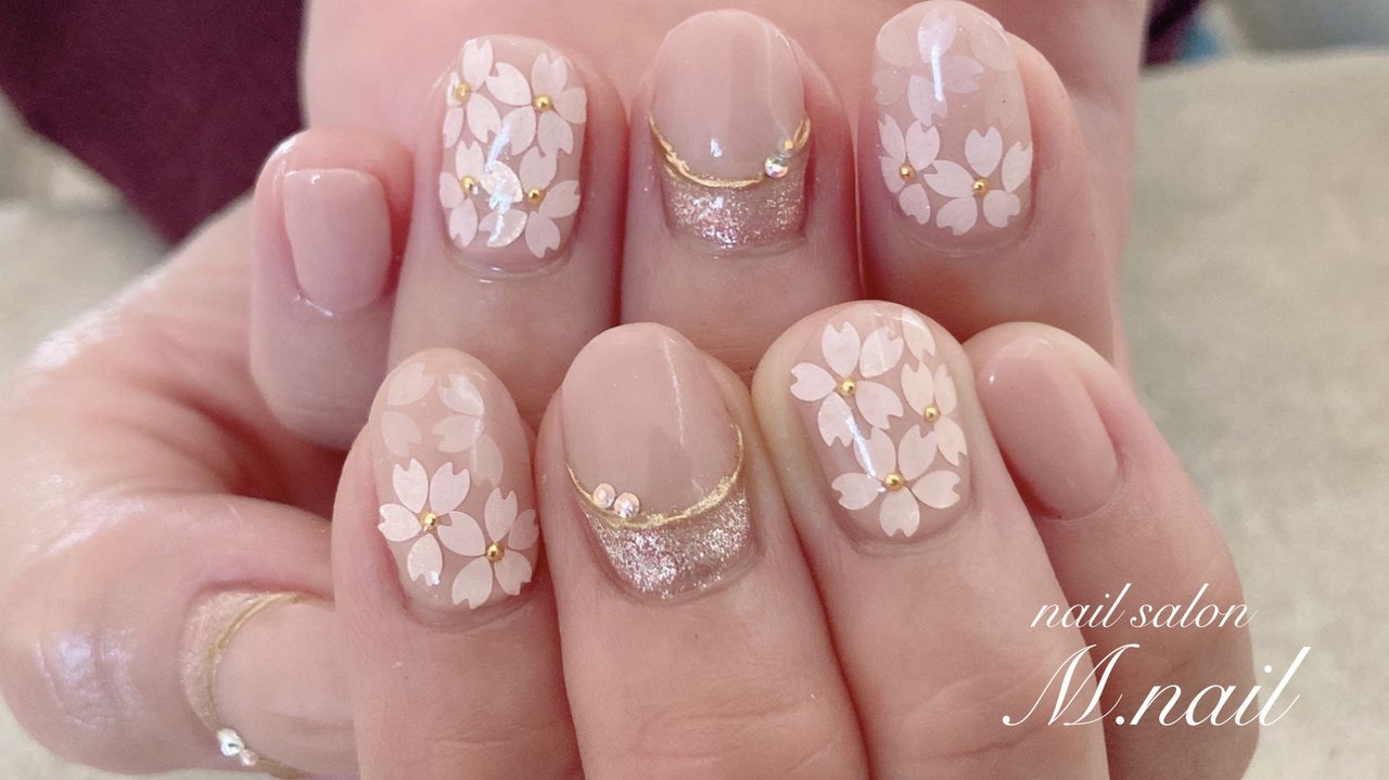 春/入学式/デート/女子会/ハンド - nail1212nail1212のネイルデザイン