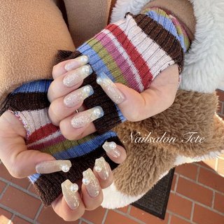 お客様ネイル♡ 
#Tete
#ネイルサロンTete
#テテ
#ネイルサロンテテ
#ネイル
#nail
#富山ネイル
#富山ネイルサロン
#ネイルサロン
#富山駅前
#富山駅前ネイルサロン
#春ネイル
#nail
#2024年ネイル
#ネイルサロンtetecコース 
#スクエアネイル
#パールネイル
#フレンチネイル #オールシーズン #卒業式 #入学式 #旅行 #ハンド #シースルー #オーロラ #キラキラ #シアー #ロング #スクエア #クリア #イエロー #水色 #ジェルネイル #お客様 #nailtete 本店 #ネイルブック