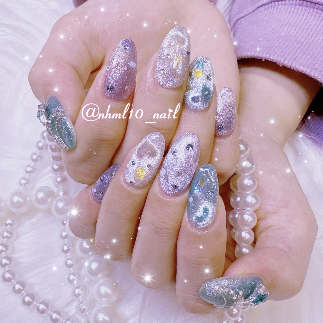 推し活/ハンド/ハート/マグネット/キラキラ - ▷◁*.゜𝐍𝐚𝐡𝐨 ♡の  