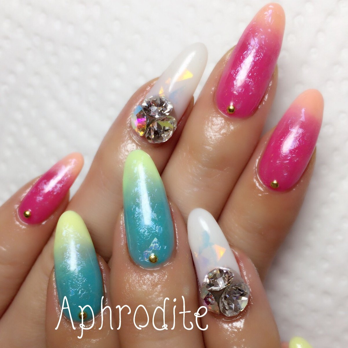 夏 海 リゾート ライブ ハンド Nailsalon Aphroditeのネイルデザイン No ネイルブック