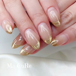 丸鏡　金丸　ゴールドミラー　デザインミラー 丸型ミラー「Malune mirror マルーンミラー φ500 マットゴールド