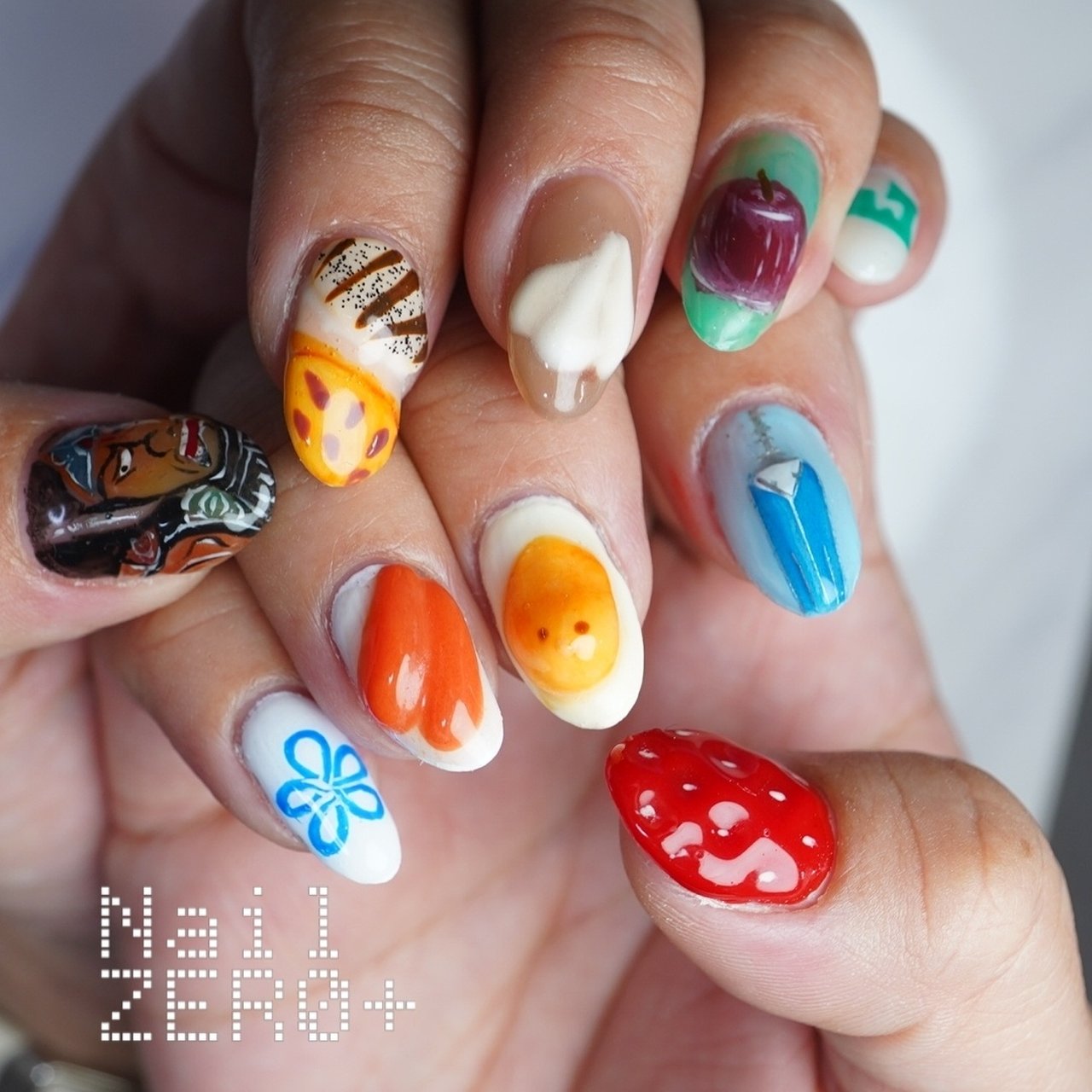 オールシーズン/旅行/ハンド/個性派/ロング - 塩見隼人 [池袋]ネイル