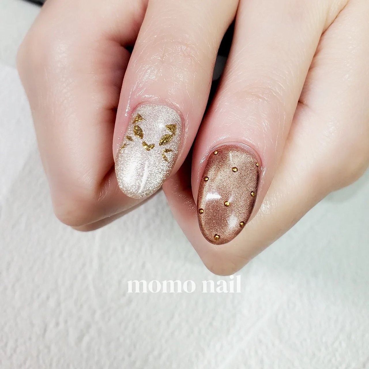 ドット/マグネット/ミラー - tomomi kawasaki 八王子【momonail】の