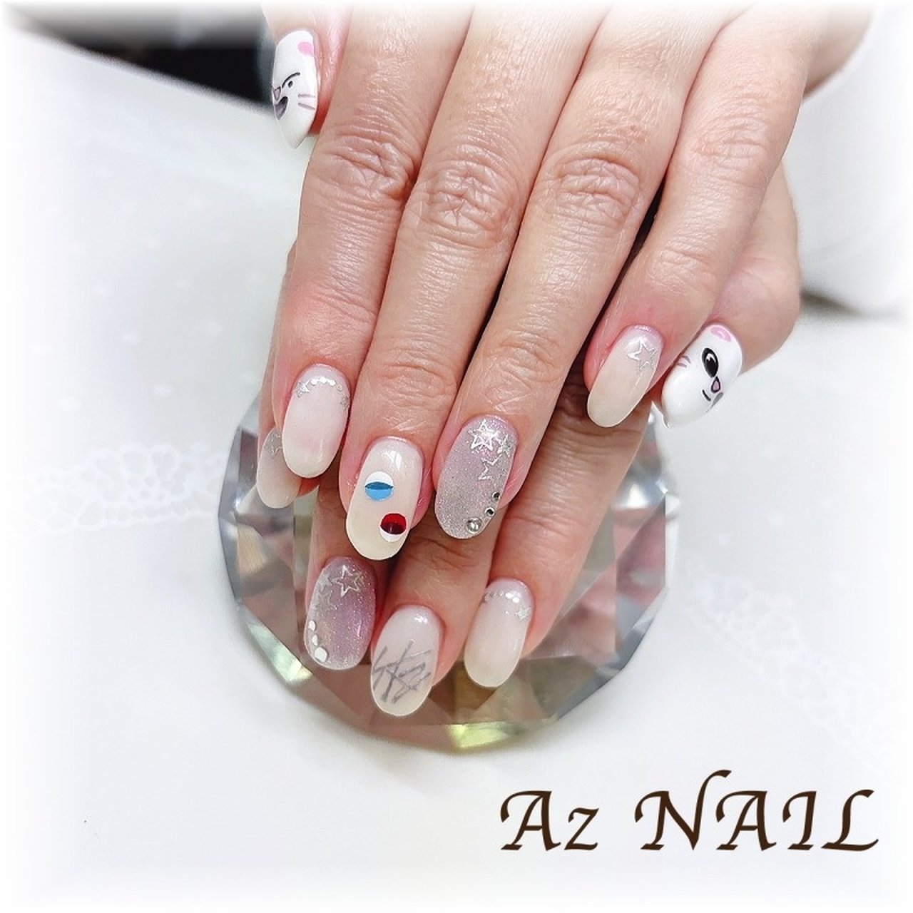 ライブ/パーティー/女子会/推し活/痛ネイル - Az NAIL ゆき＊のネイルデザイン[No.8705553]｜ネイルブック