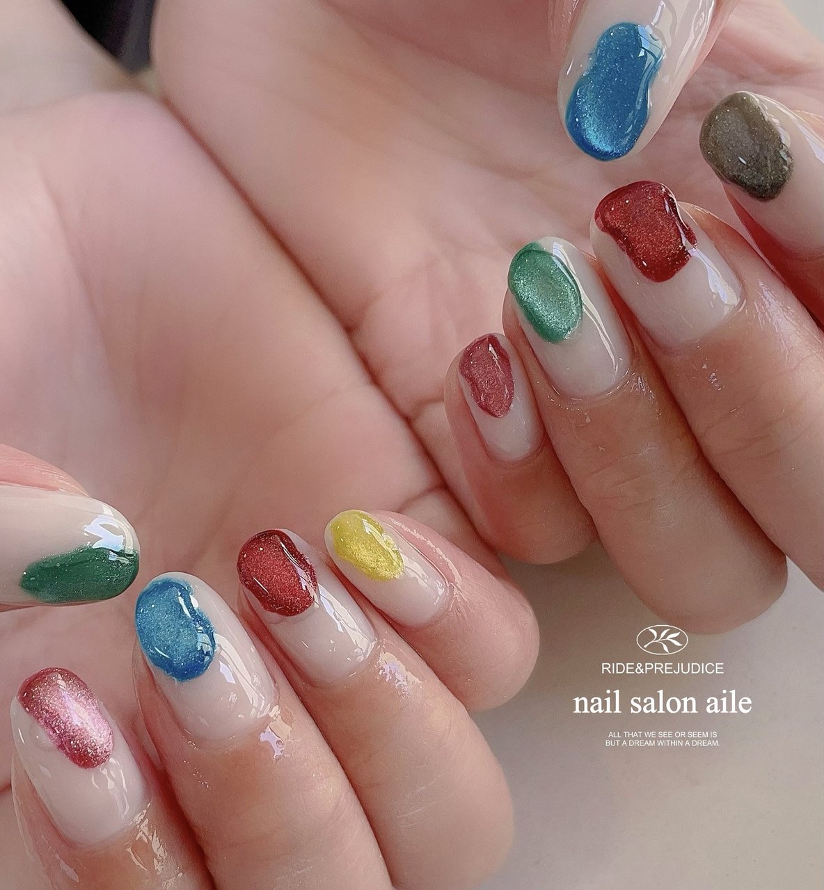 オールシーズン/推し活/ハンド/ワンカラー/マグネット - Nail salon