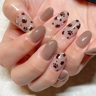 マーブル 水色×ピンク 肉球猫 ネイルパーツ 8個 2025年】新着順｜#