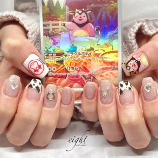 . ⁡
🐄🩷

⚠︎キャラクター・痛ネイルをご希望の場合は
ご予約時にお申し付けください🙇‍♀️
⁡
━━━━━━━━━━━━━━━˚✧₊⁎ 
⁡
長野県飯田市
𝑛𝑎𝑖𝑙 𝑠𝑎𝑙𝑜𝑛【𝑒𝑖𝑔ℎ𝑡】
完全予約制／不定休
⁡
お問い合わせ・ご予約は
▶︎LINE公式アカウント
https://lin.ee/VzoAFeB
ID検索の場合は【@687jijls】
▶︎Instagram DM
からお待ちしております❤︎
⁡
☑︎メニューやご予約方法の詳細は
Instagramのハイライトをご覧ください。
⁡
━━━━━━━━━━━━━━━˚✧₊⁎
.
#gelnails #nails #ネイル #ジェルネイル #飯田市ネイル #飯田市ネイルサロン #ネイルブック #nailbook #ネイルブック掲載店 #nailbook_fan #オタクネイル #個性派ネイル #手描きネイル #手描きアート #キャラクターネイル #characternails #牛柄ネイル #推し活 #推しネイル #推し活ネイル #ポケモンネイル #ミルタンク #pokemon #推し活 #ハンド #変形フレンチ #アニマル柄 #痛ネイル #個性派 #ミディアム #スクエア #ピンク #ブラック #シルバー #ジェルネイル #お客様 #Nail Salon【eight】 #ネイルブック