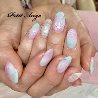 2024年】新着順｜#桜餅カラーのネイルデザイン｜ネイルブック 