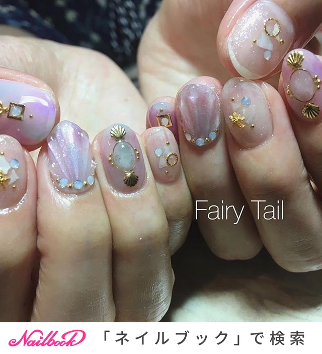 夏 海 リゾート 女子会 ハンド Fairytail225のネイルデザイン No ネイルブック
