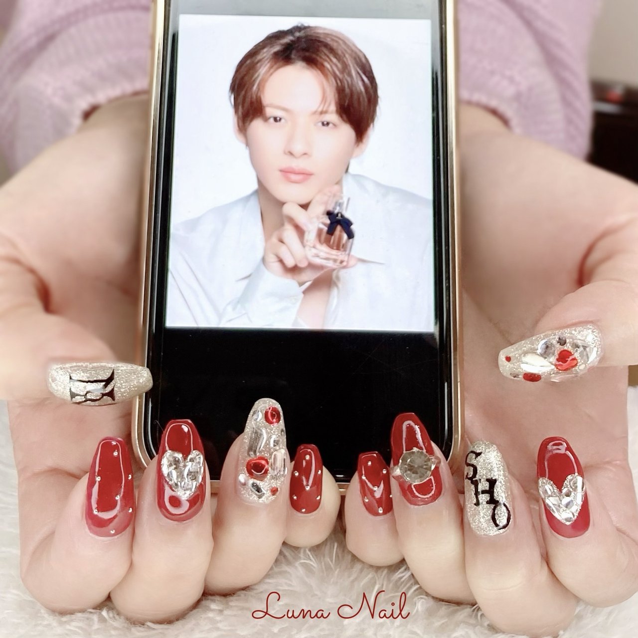 オールシーズン/ライブ/パーティー/推し活/ハンド - lunanail2018の