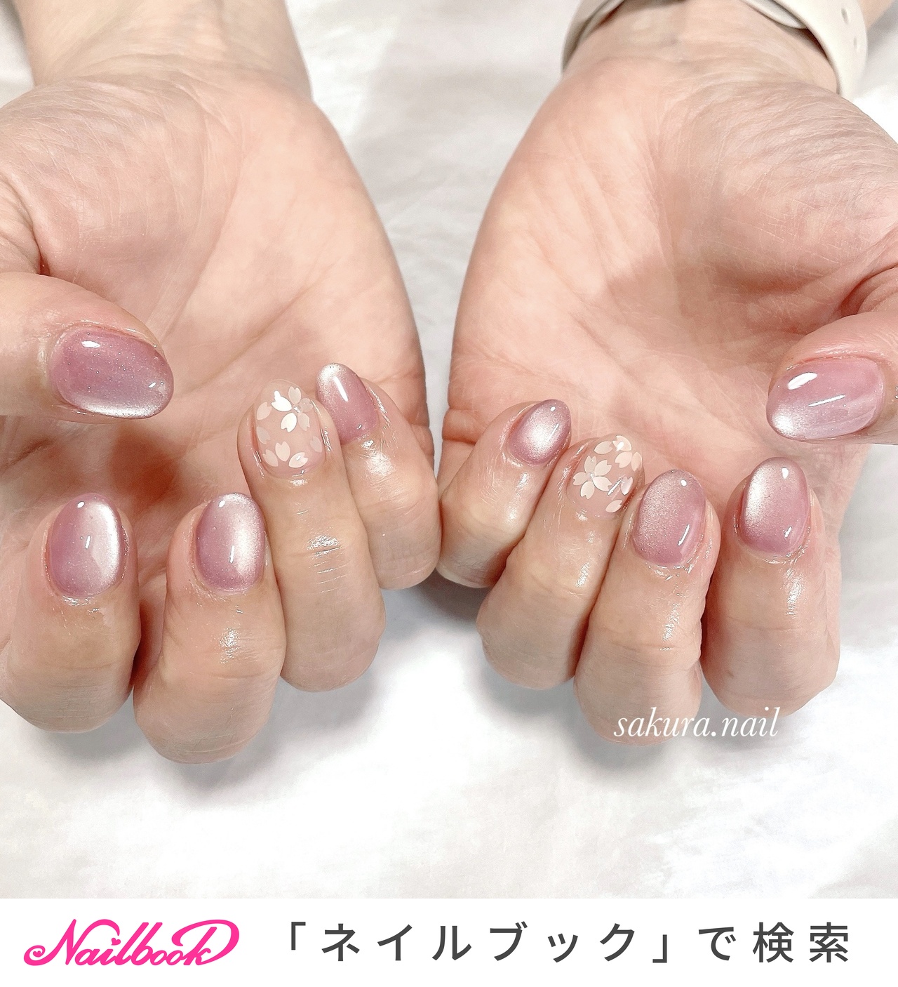 ハンド - sakura.nailのネイルデザイン[No.8718106]｜ネイルブック