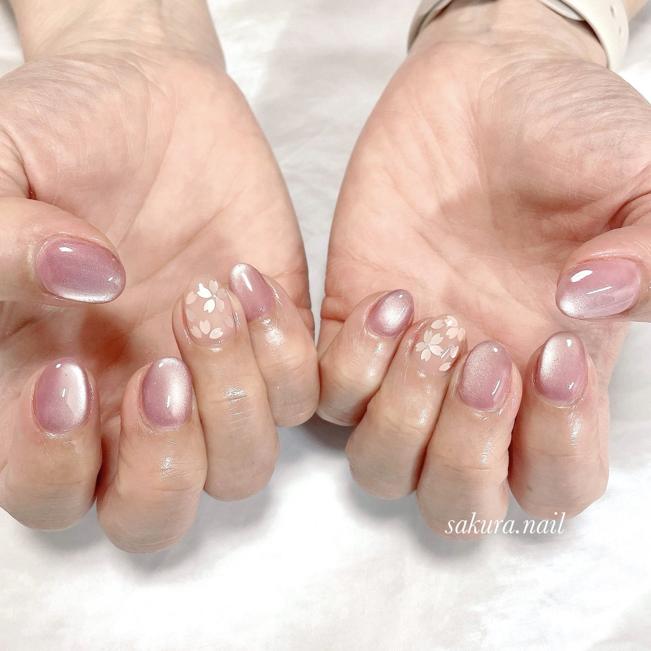 ハンド - sakura.nailのネイルデザイン[No.8718106]｜ネイルブック