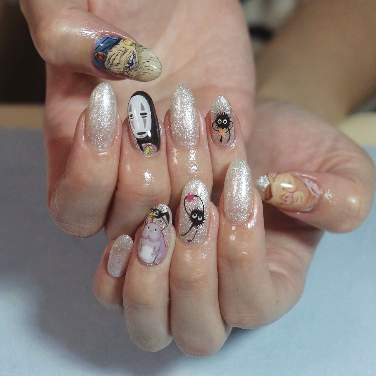 シャンパングラス　ネイルパーツ　痛ネイル　推しネイル 3Dオーダーネイルパーツ 地雷系 量産型 クロム 推し ジャニオタ