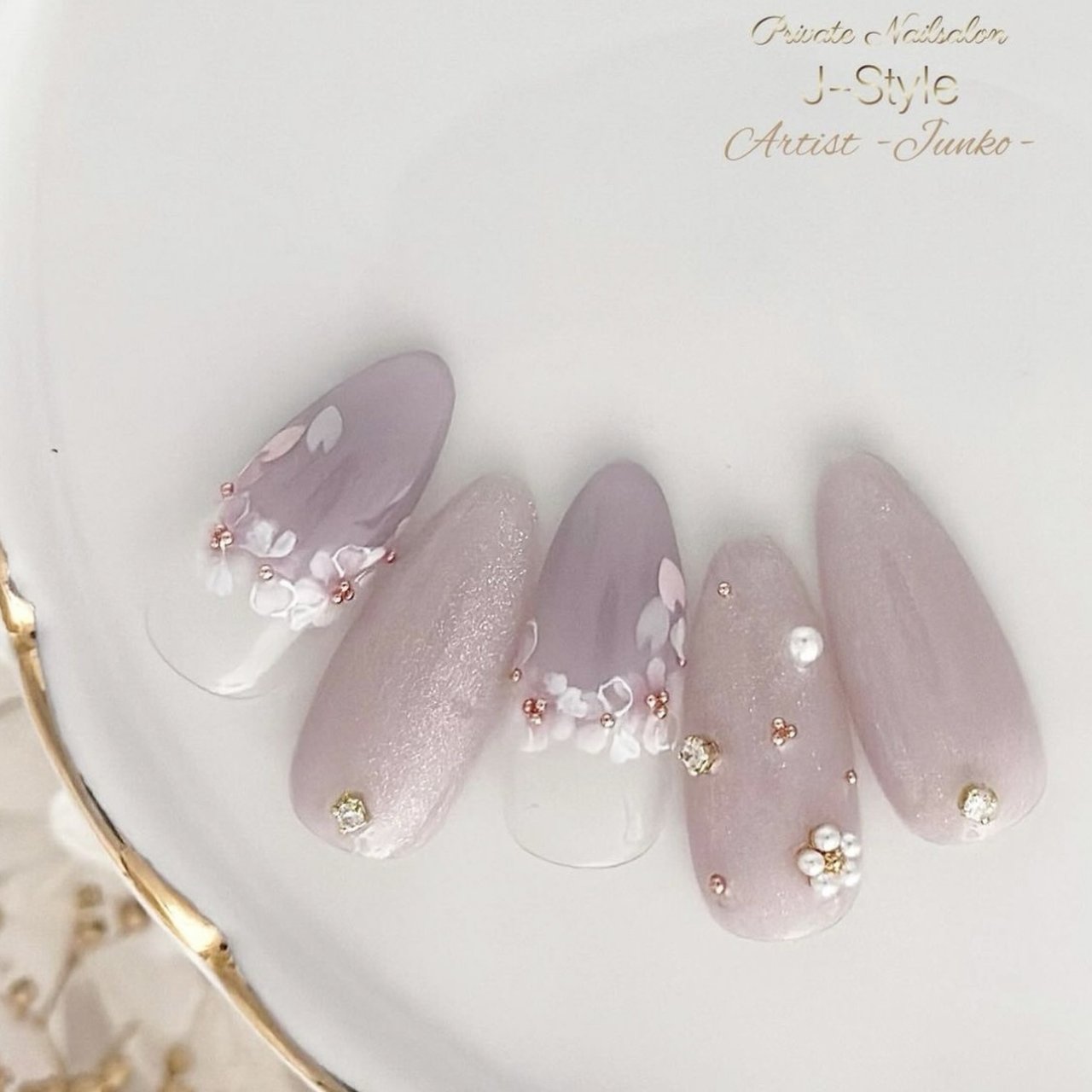 Bonnail ネイルアートアルバム×3 Bonnail ネイルアートアルバム×3 Bonnailブリオン3color set