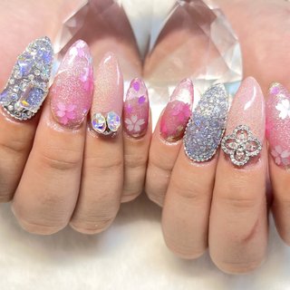 おすすめ順｜ピンク/#イージーベースのネイルデザイン｜ネイルブック