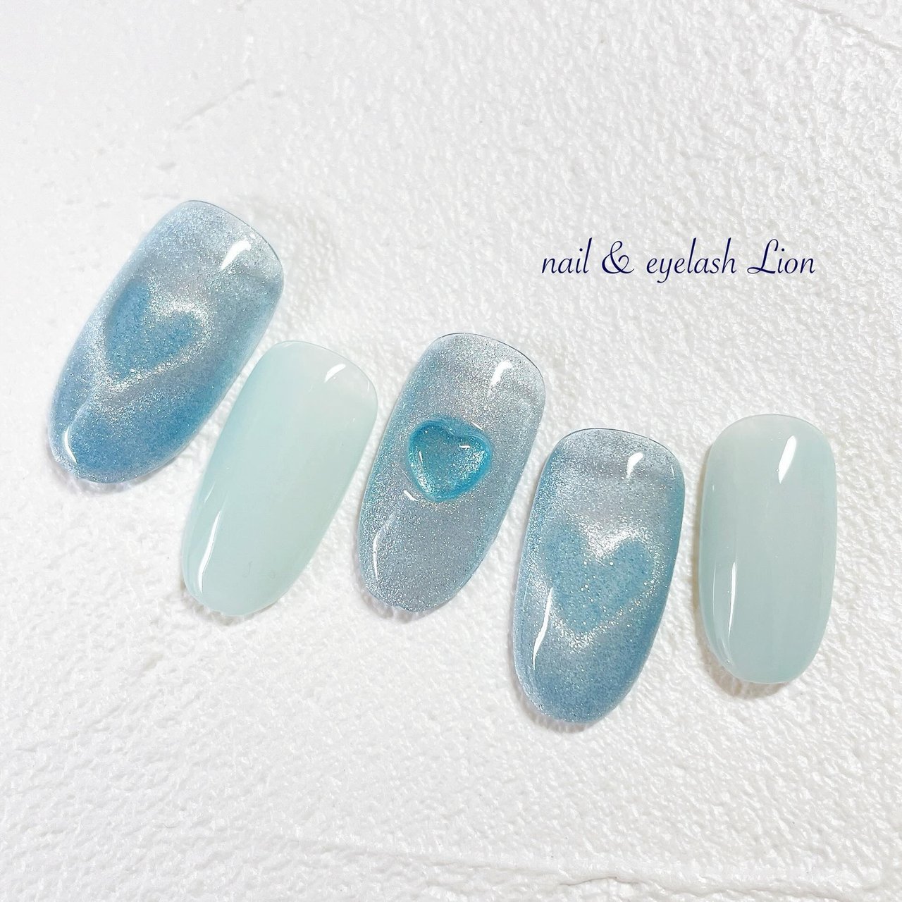 春/夏/ハンド/ハート/マグネット - lionnail_yoshinoのネイルデザイン