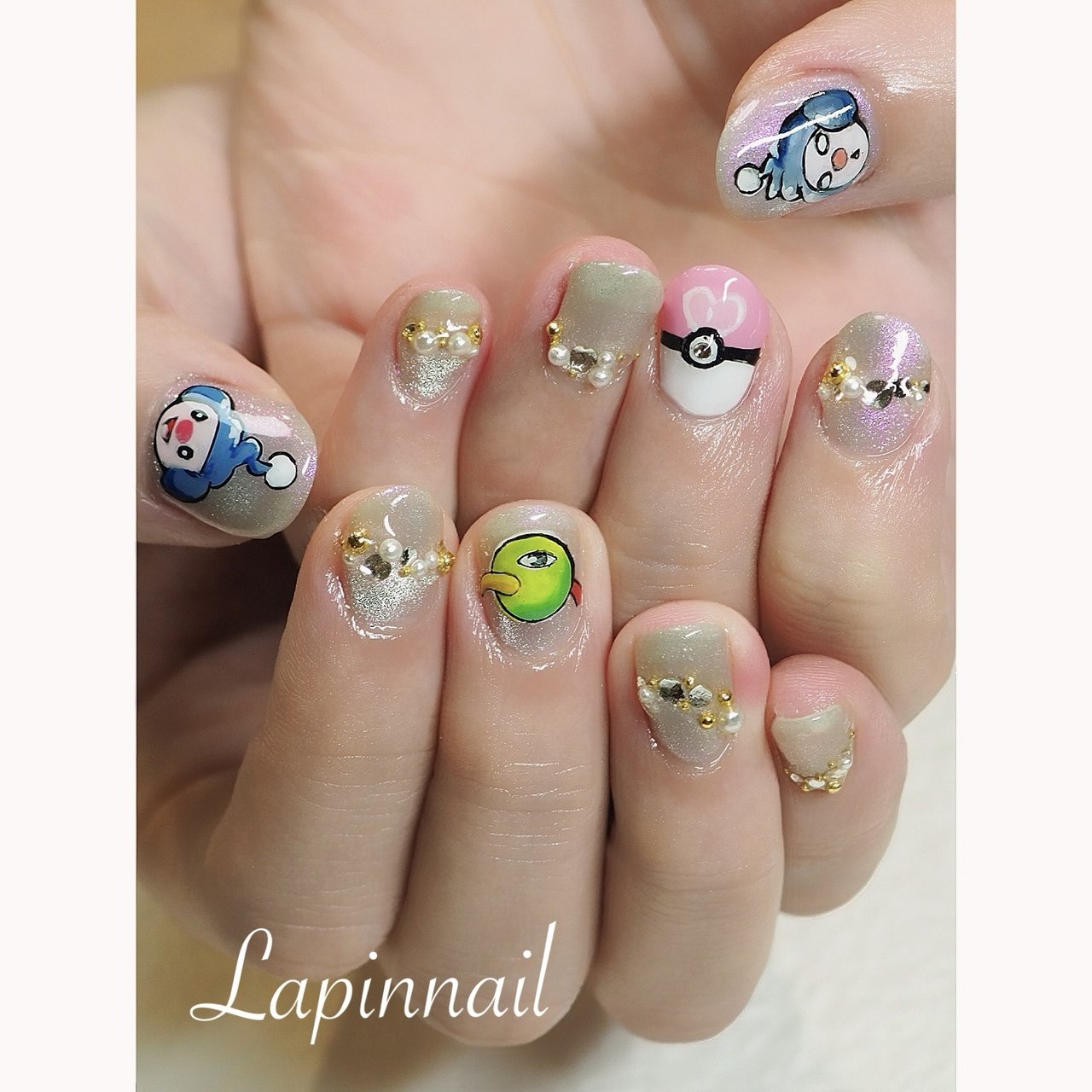 オールシーズン/推し活/ハンド/痛ネイル/マグネット - Lapinnail